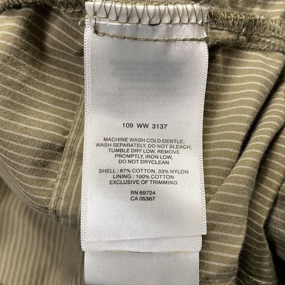 Columbia Full Zip Pin Striped Omnishade Jacket Medium - Picture 4 of 6